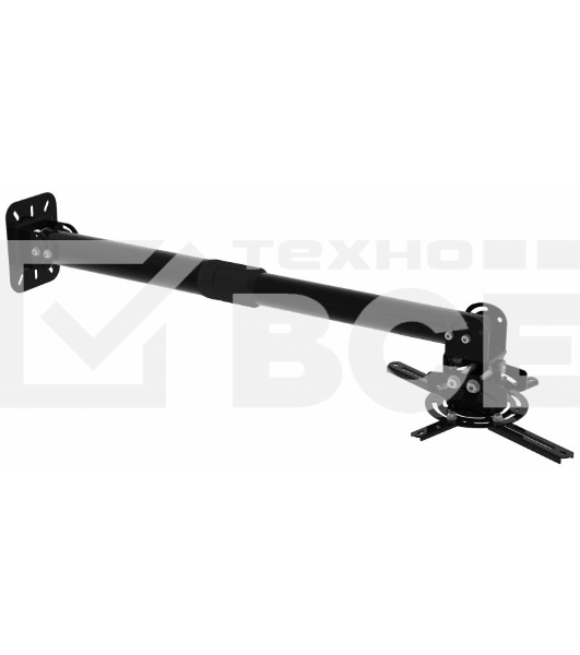 Кронштейн для проектора Cactus CS-VM-PR16L-BK черный макс.13.6кг настенный и потолочный поворот и наклон