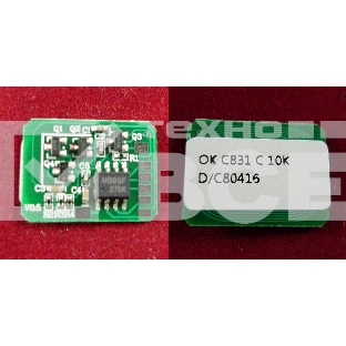 Чип ELP для OKI C831/841, Cyan, 10K (44844507) (ELP Imaging)