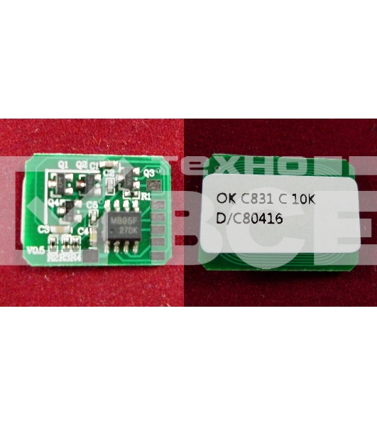 Чип ELP для OKI C831/841, Cyan, 10K (44844507) (ELP Imaging)