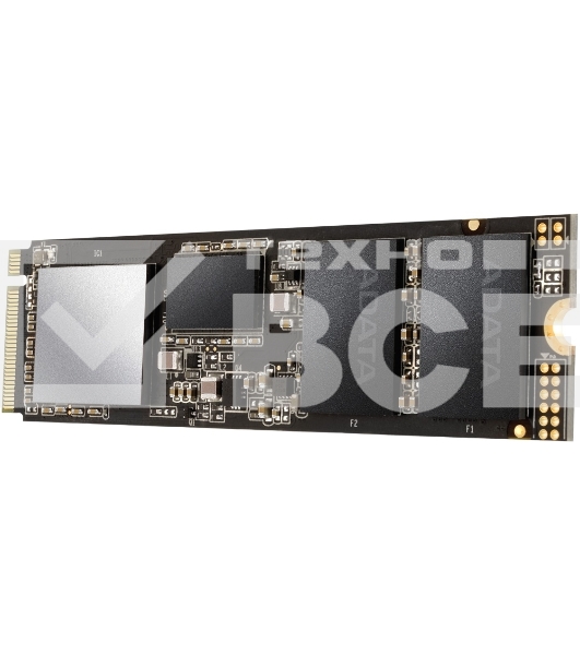 Накопитель SSD XPG SX8200 Pro, 512 Gb, PCIe 3.0 x4, M.2 2280, NVMe, R/W 3350/2350, с радиатором