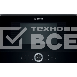 Микроволновая печь встраиваемая Bosch BFL634GB1 чёрный, 21 л, 900 Вт, переключатели - поворотный механизм/сенсор