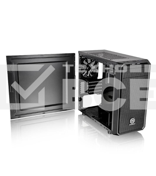 Корпус Thermaltake  Versa H15 черный без БП mATX 4x120mm 1xUSB2.0 1xUSB3.0 audio bott PSU