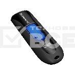 Флешка USB Transcend JetFlash 790 (TS128GJF790K), 128Gb, USB 3.0, R/W 90/40, черный/синий, фото12