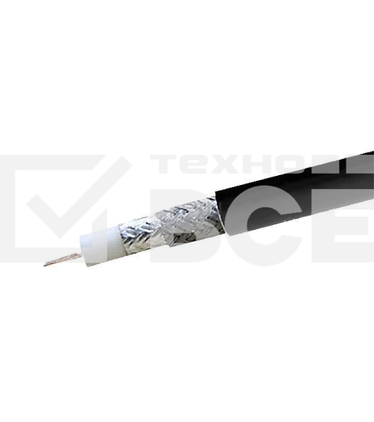 Кабель RG-6U+CU 64х0.12 75 Ом бухта Б (м) Rexant 01-2223