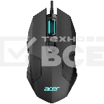 Мышь проводная Acer OMW170 черный, 3200 dpi, USB, кнопки - 6, фото7