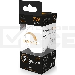 Лампа светодиодная Gauss 7Вт цок.: E27 шар 220B 3000K св. свеч. белый теп. (упак.: 10 шт), фото3