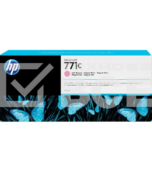 Картридж струйный HP №771C B6Y11A светло-пурпурный для HP DJ Z6200 (775мл)
