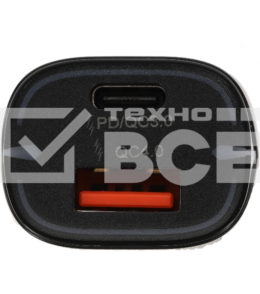 Автомобильное зар./устр. Wiiix UCC-7-2-08 5A PD+QC черный