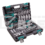 Набор инструментов STELS 141081/2'' 1/4'' CrV пластиковый кейс  69 предм., фото5