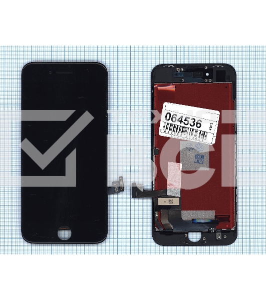 Дисплей для iPhone 8 в сборе с тачскрином (AAA) черный