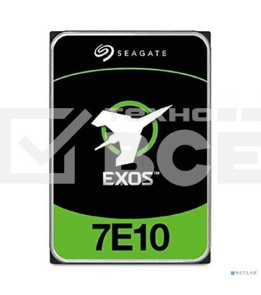 Жесткий диск Seagate HDD  4Tb 7200rpm Exos  7E10 512N (3.5'/ SATA 6Gb/s )