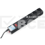 Сетевой фильтр PowerCube, PC 3м, 5р, черный граф. 10А, UPS(C14), SPG5-B3, фото6