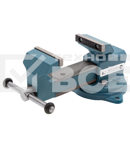 Тиски Россия слесарные,80 мм,поворотные 18662