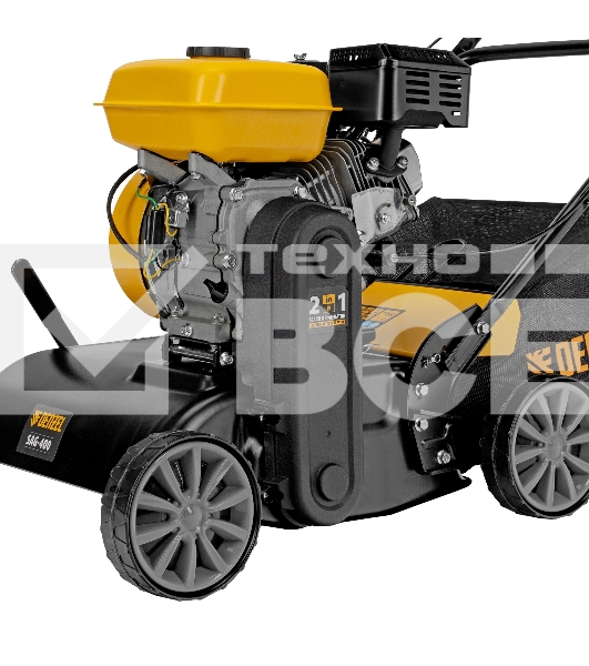 Скарификатор-аэратор бензиновый SAG-400, 212 см3, -15/+10 мм, 40 см  Denzel