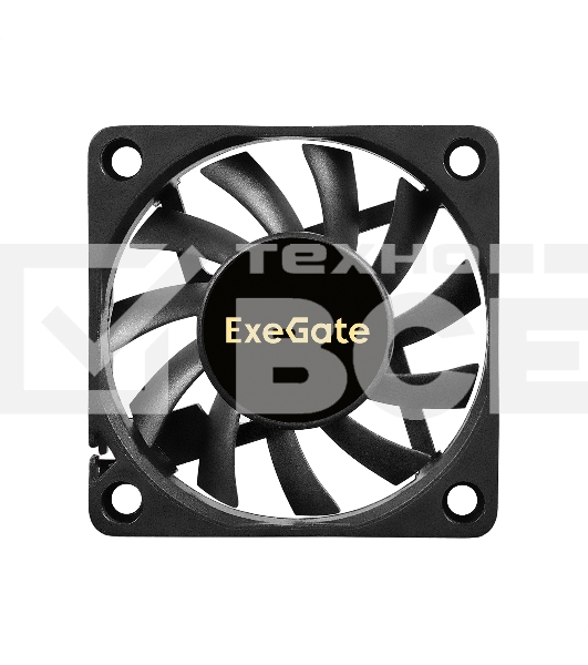 Вентилятор для корпуса ExeGate ExtraPower EP06010S3P черный, 60 мм, 3000 об/мин, 24 дБ, 3 pin