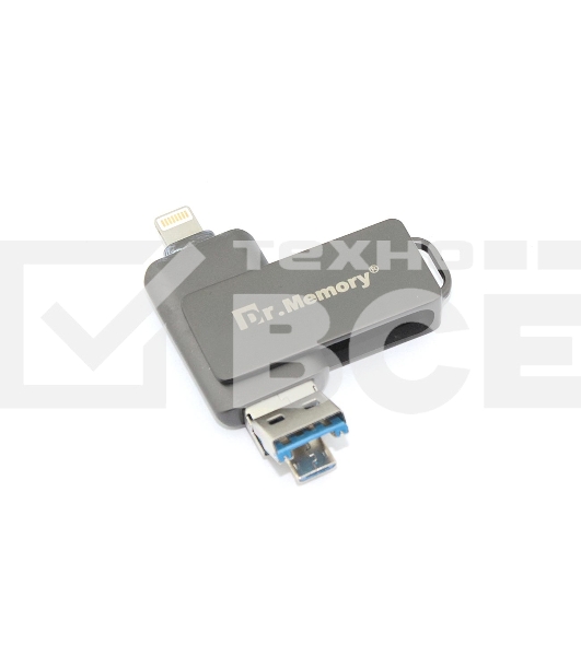 Флешка USB Dr. Memory 051 8Гб, USB 3.0, черный