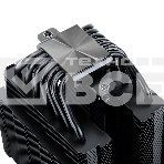 Кулер для процессора Thermalright Phantom Spirit 120 SE черный (4-pin PWM, 154mm, Ni/Cu, 7x6mm, 2x120mm, 66.17CFM, 25.6dBA, 1500RPM, S: 1200, 1700, 1851, 115X, AM4, AM5, silver, black), фото 1