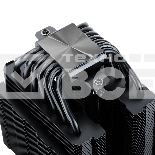 Кулер для процессора Thermalright Phantom Spirit 120 SE черный (4-pin PWM, 154mm, Ni/Cu, 7x6mm, 2x120mm, 66.17CFM, 25.6dBA, 1500RPM, S: 1200, 1700, 1851, 115X, AM4, AM5, silver, black)