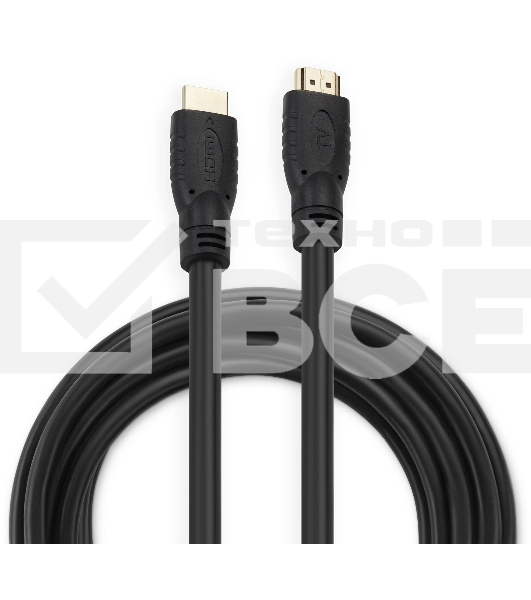 Кабель аудио-видео Buro BU-HDMI-v1.4-5M-FF HDMI (m)/HDMI (m) 5м. феррит.кольца черный