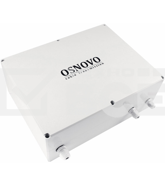 Уличный медиаконвертер OSNOVO GE с PoE, 1 х10/100/1000Base-T с PoE (до 30W), 1хSFP (1000Base-X)