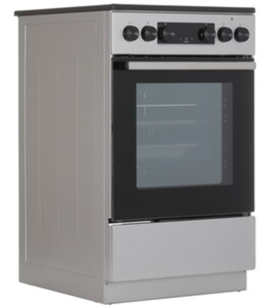 Плита электрическая Gorenje GEC5C41SG серый, конфорок 4 электрических, духовка 70 л, 50 см x 85 см x 59.4 см (без крышки)