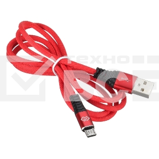 Кабель Digma USB A (m) micro USB B (m) 1.2м красный