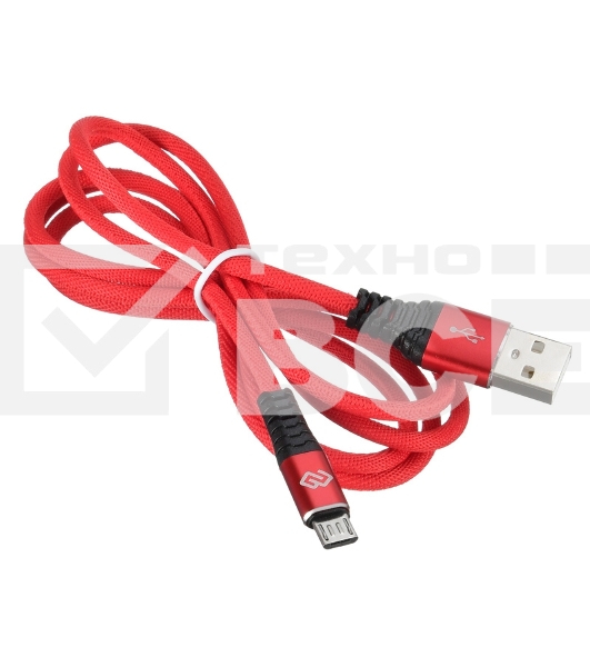 Кабель Digma USB A (m) micro USB B (m) 1.2м красный
