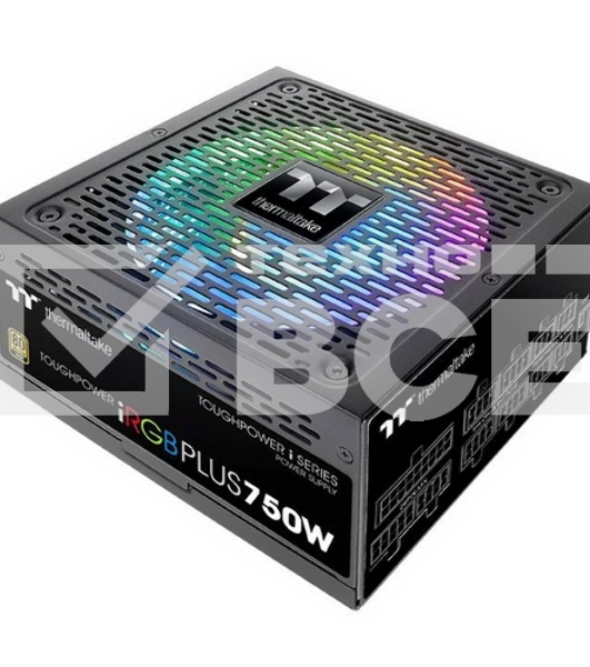 Блок питания Thermaltake ATX 750W Toughpower iRGB Plus 80 PLUS gold (24+4+4pin) APFC 140mm fan color LED 9xSATA Cab Manag RTL