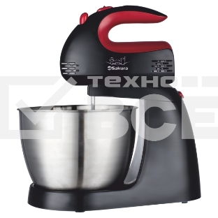 Миксер с чашей Sakura SA-6321CSB 400Вт 3,0л