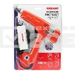 Пистолет клеевой Rexant, 300 Вт, Ø11 мм, «ЭКСПЕРТ», настройка температуры 100…220℃, блистер, фото6