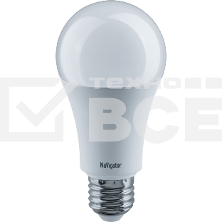 Лампа светодиодная Navigator 61 239 NLL-A70/A60-15-230-6.5K-E27 грушевидная