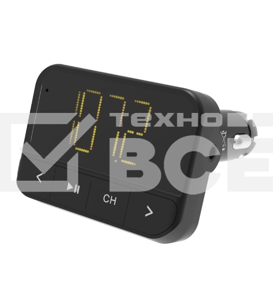 Автомобильный FM-модулятор Ritmix FMT-B200 черный SD BT USB (80000765)