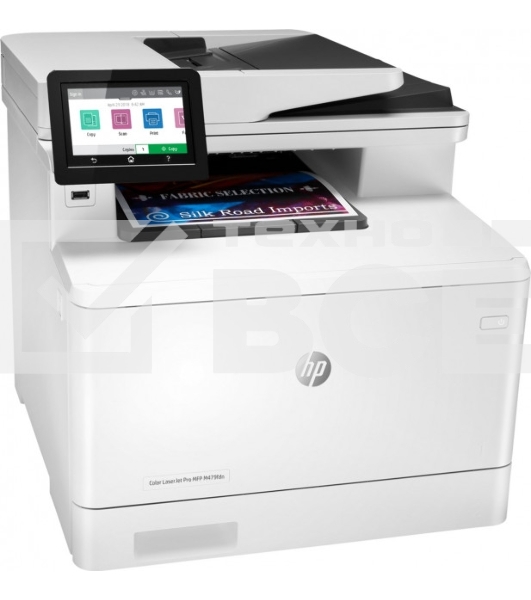МФУ лазерное HP LaserJet Pro M479fdn (W1A79A), A4, цветной, печ. до 27 стр/мин., скан. до 29 стр/мин. (ч/б) 20 стр/мин. (цвет), 600 x 600 dpi (печать) 1200x1200dpi (скан.), USB, RJ-45, Air Print, Mopria