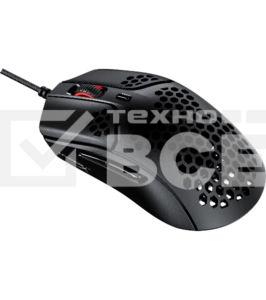 Мышь проводная HyperX Pulsefire Haste черный, 16000 dpi, USB, кнопки - 6