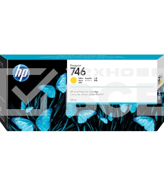 Картридж струйный HP 746 300-ml желтый Ink Cartridge