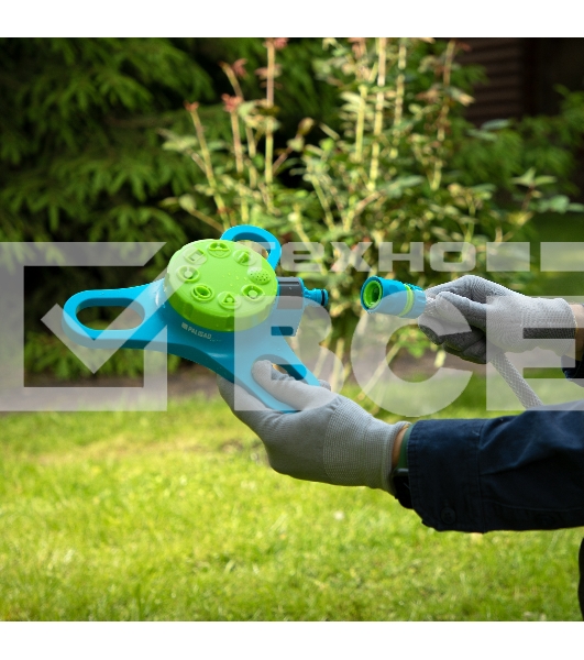 Соединитель пластмассовый быстросъемный LUXE Palisad для шланга 1/2', однокомпонентный