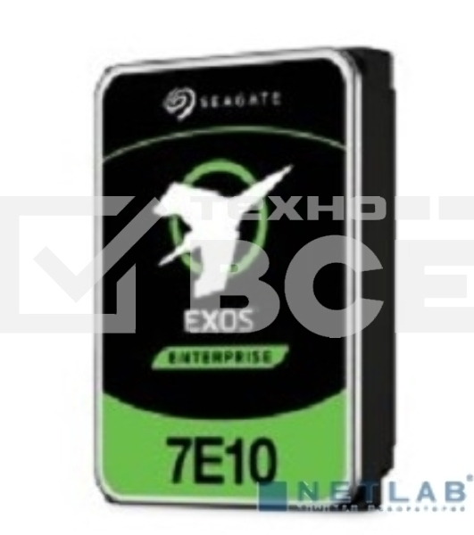 Жесткий диск Seagate HDD  4Tb 7200rpm Exos  7E10 512N (3.5'/ SATA 6Gb/s )