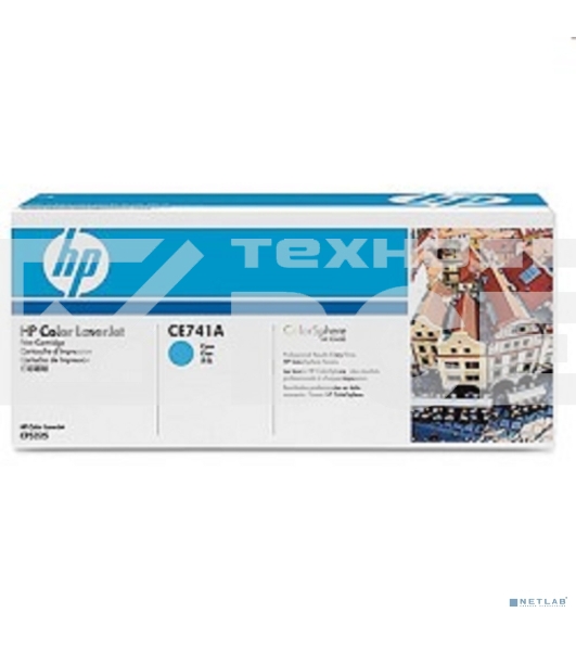 Картридж лазерный HP CE741A голубой Color LJ CP5225 (7300стр.)