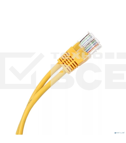 Патчкорд литой 'Aopen' UTP кат.5е 15м желтый <ANP511_15M_Y> 
