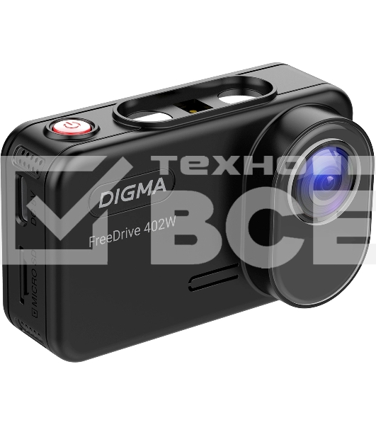 Видеорегистратор Digma FreeDrive 402W черный 8Mpix 2160x3840 170гр. SA 223