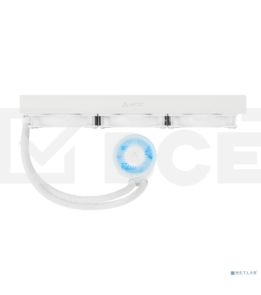 Жидкостная система охлаждения Arctic Liquid Freezer III 420 A-RGB белый, 140 мм, алюминий, 2800 об/мин, 26 дБ, 4 pin, 374 Вт