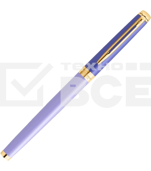 Ручка перьевая Waterman Hemisphere Colour Blocking (2179900) Purple GT сталь нержавеющая/позолота F подар.кор.