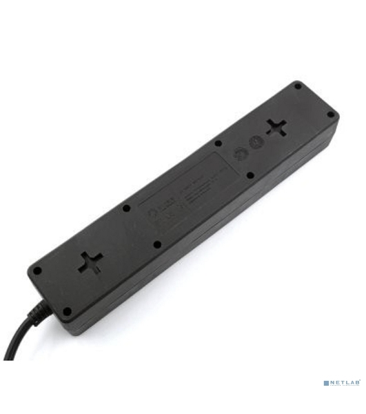 Сетевой фильтр 5bites GARDA SP3B-518 3S, 3x0.75 мм2, 1.8 м, черный