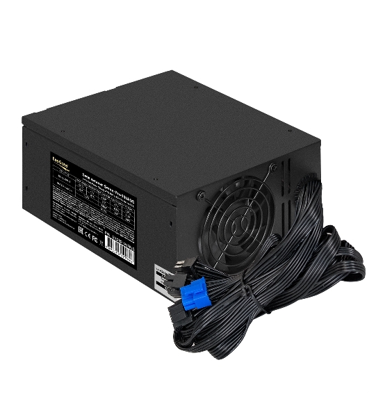 Серверный БП 900W ExeGate ServerPRO-900ADS (ATX, APFC, КПД 82% (80 PLUS), 2x8cm fans, 24pin, 2x(4+4)pin, 2xPCI-E, 10xSATA, 5xIDE, black)