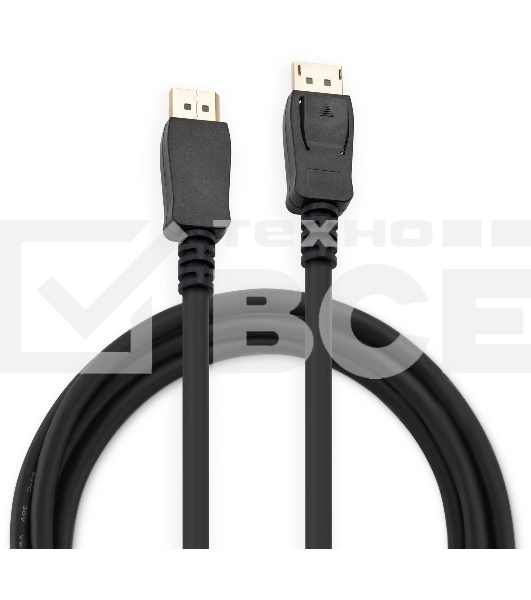 Кабель Buro BU-DP-v1.2-3m ver1.2 DisplayPort (m) DisplayPort (m) 3м черный (пакет)