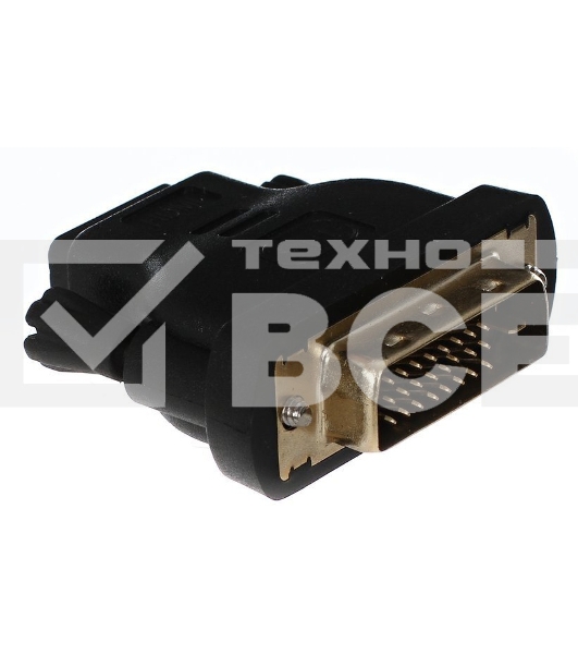 Переходник/ Переходник HDMI 19F <--> DVI-D 25M Aopen/Qust <ACA312>