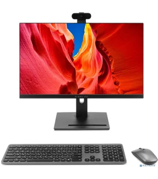 Моноблок Digma Pro Vision 23.8' Full HD Ryzen 3 5425U (2.7) 8Gb SSD 256Gb RGr CR Windows 11 Pro Eth WiFi BT 90W клавиатура мышь Cam черный 1920x1080