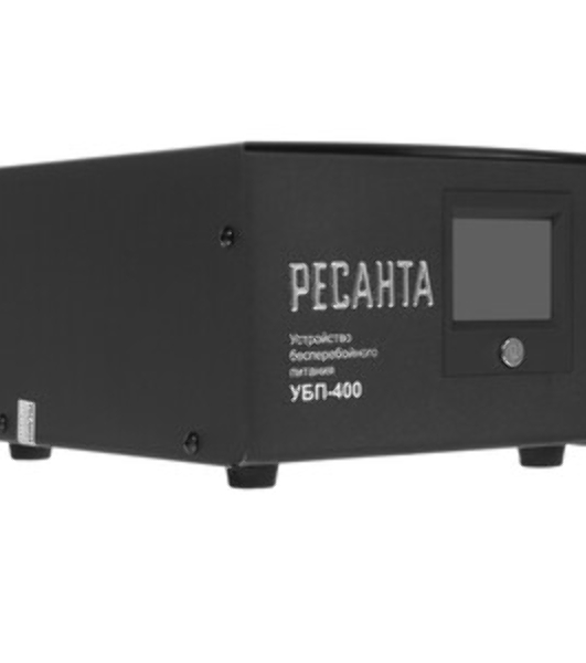 Устройство бесперебойного питания Ресанта УБП-400400 ВА. 300 Вт. 140-260 В. 1 розетка