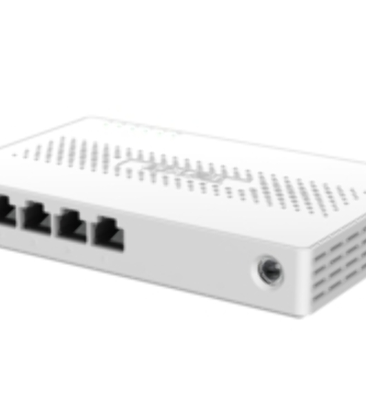 Коммутатор неуправляемый Tenda SM105, 5 портов, 5x2,5 Гбит/с, настольный, пластиковый корпус