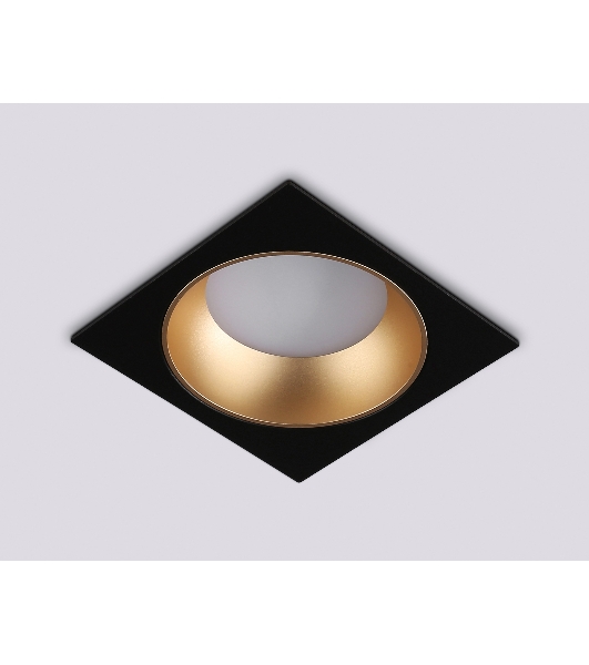Светильник Ambrella light TN52340 SBK/SGD черный песок/золото песок GX53 max 12W 115*115*25